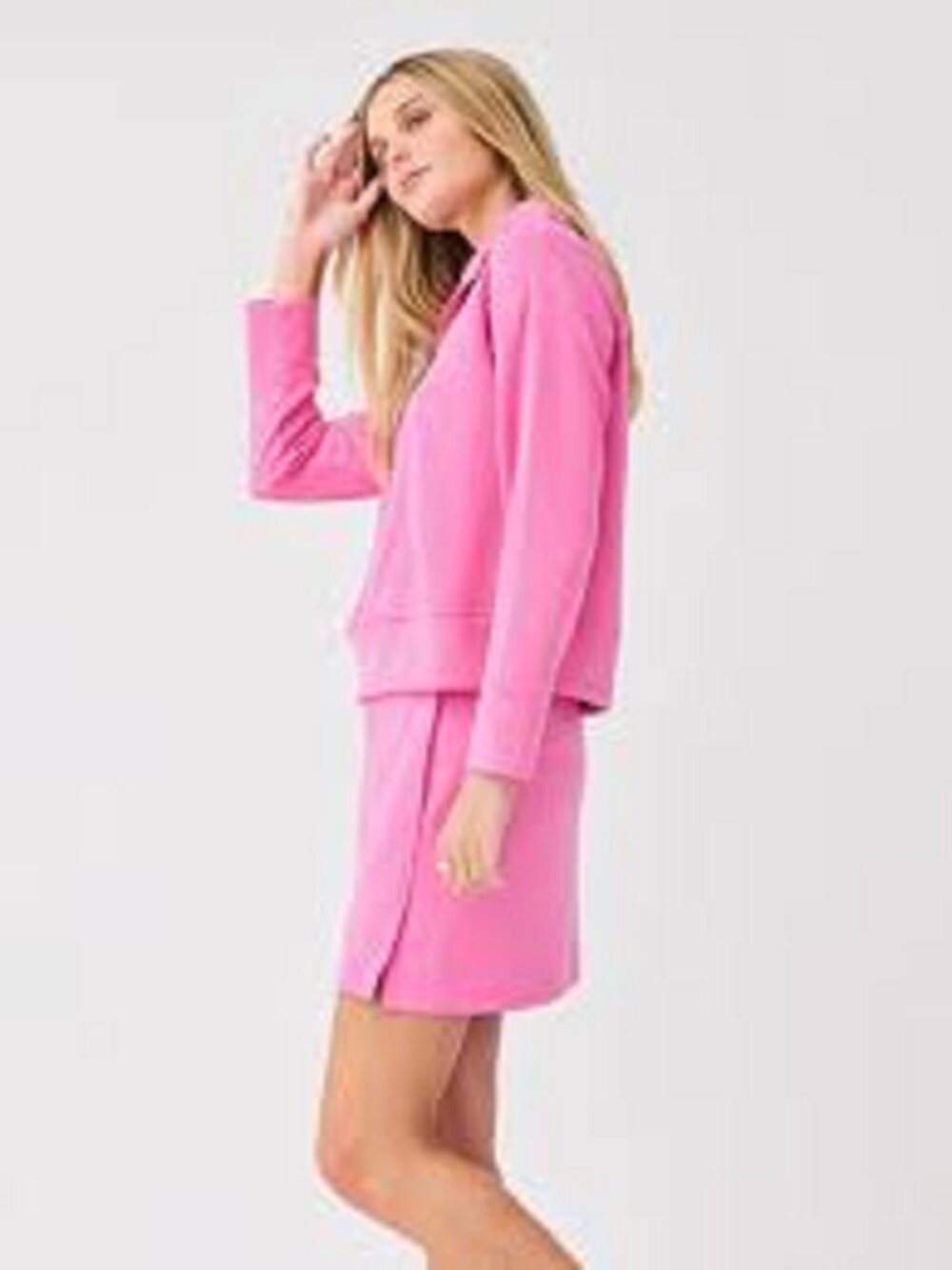 Mary Square NEW 2 Piece Cora Skort Regan zip Pullover Pink of the Pines L/ XL - Picture 2 of 12